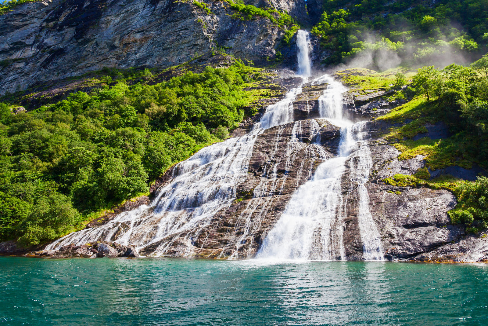 Waterval in het Geirangerfjord