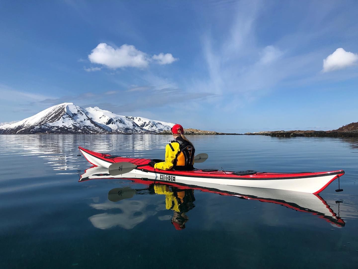 Kajakken bij het Elements Arctic Camp