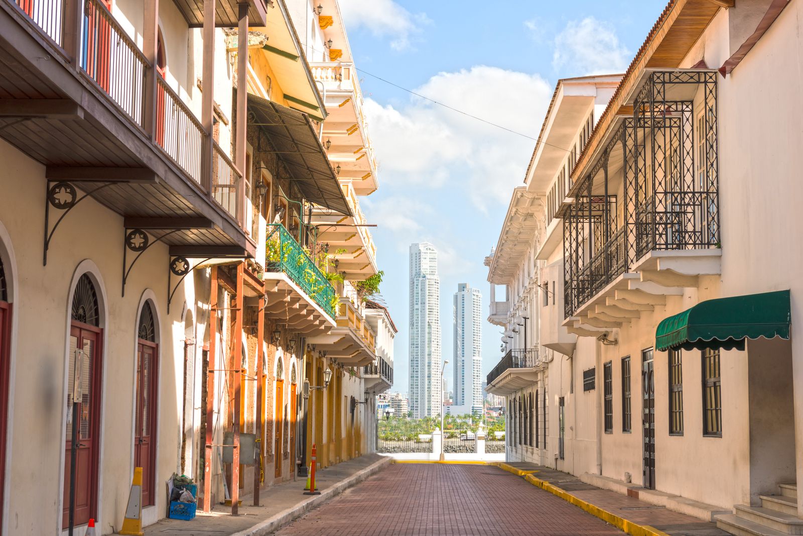 De wijk Casco Viejo in Panama City
