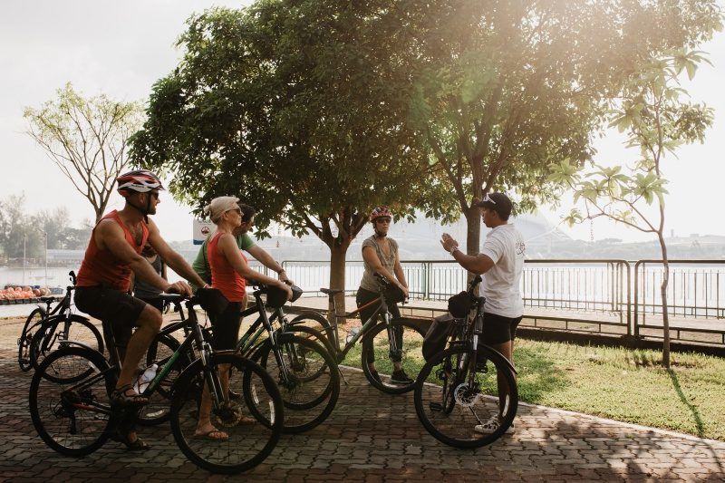 Fietstour door Singapore