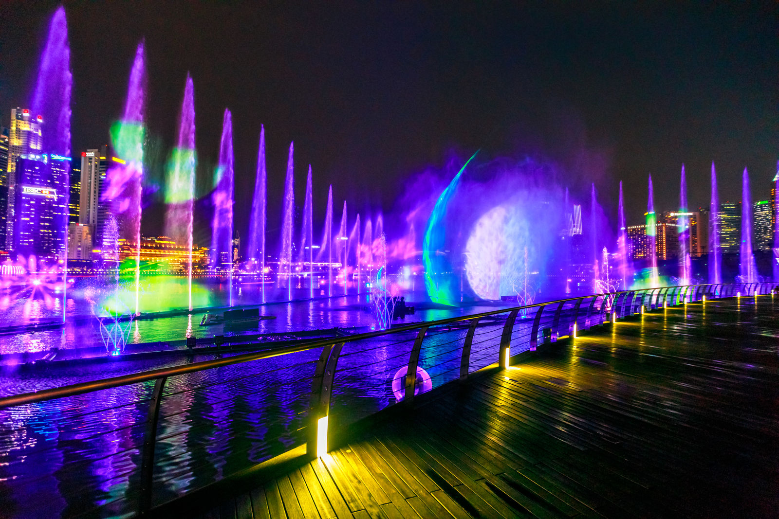 Spectra licht- en watershow