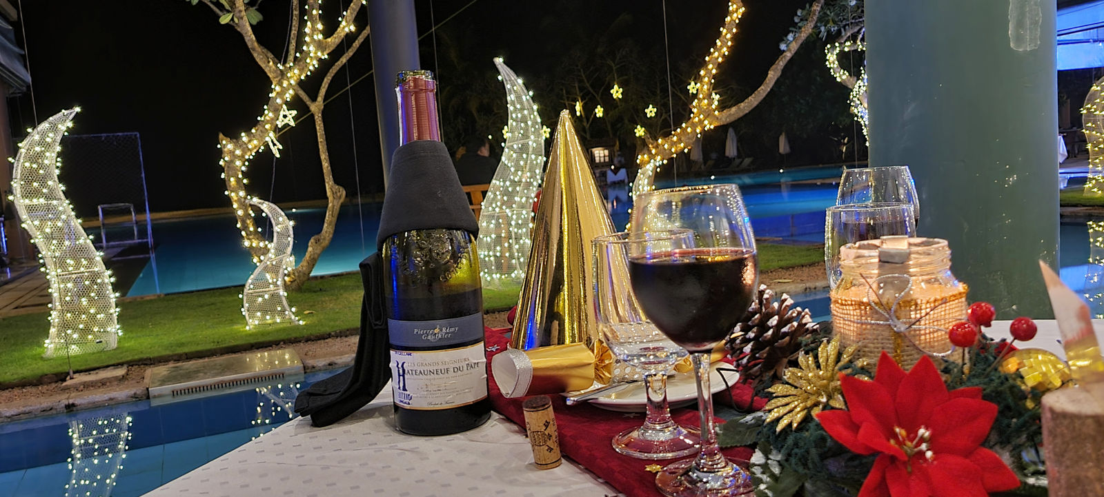 Kerstdiner in het Heritance Ahungalla