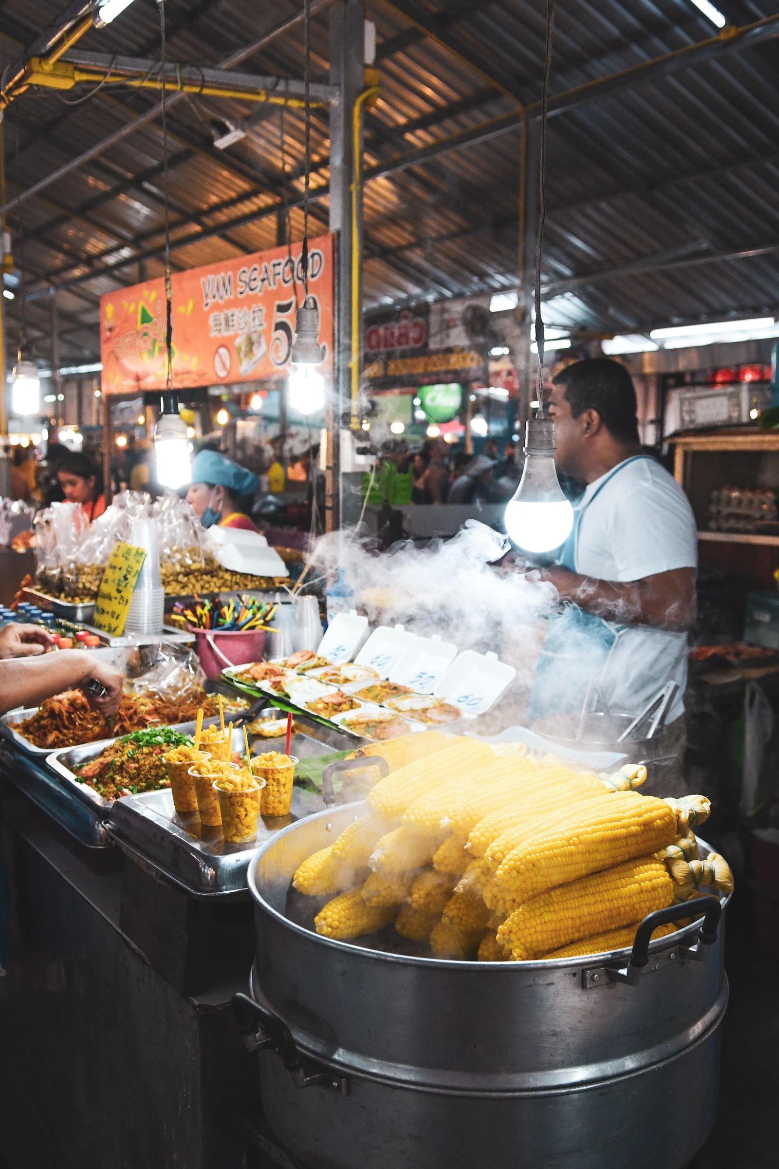 Avondmarkt in Phuket, Thailand