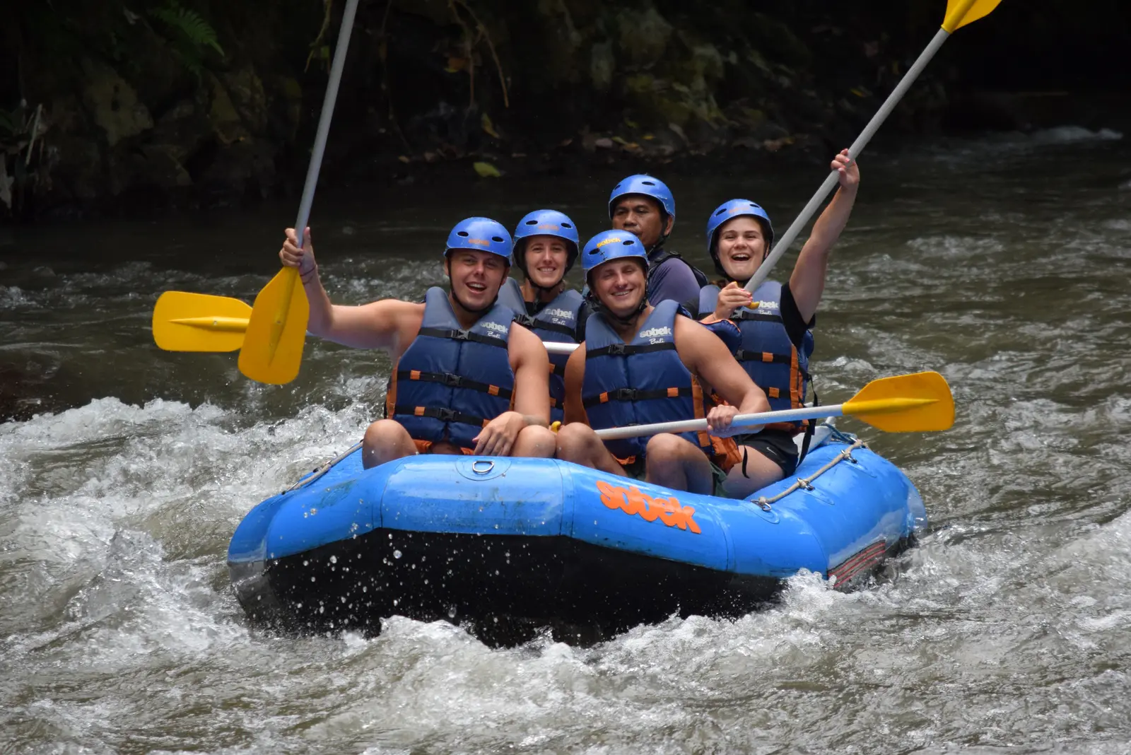 Raften op Bali