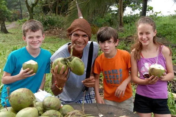 Costa Rica met kinderen