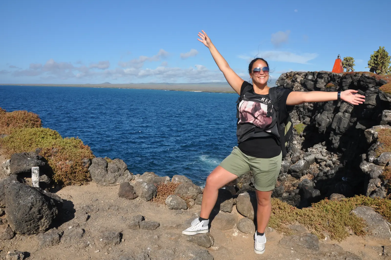 Reisspecialist Liesbeth op de Galápagos