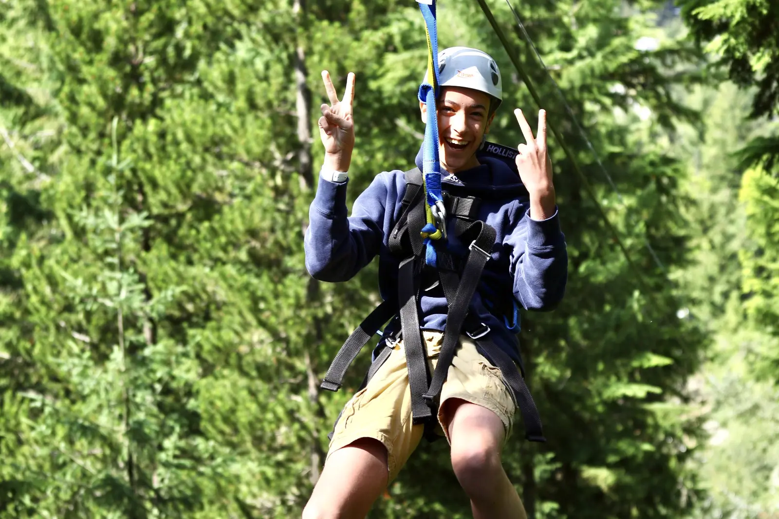 Ziplinen in Whistler