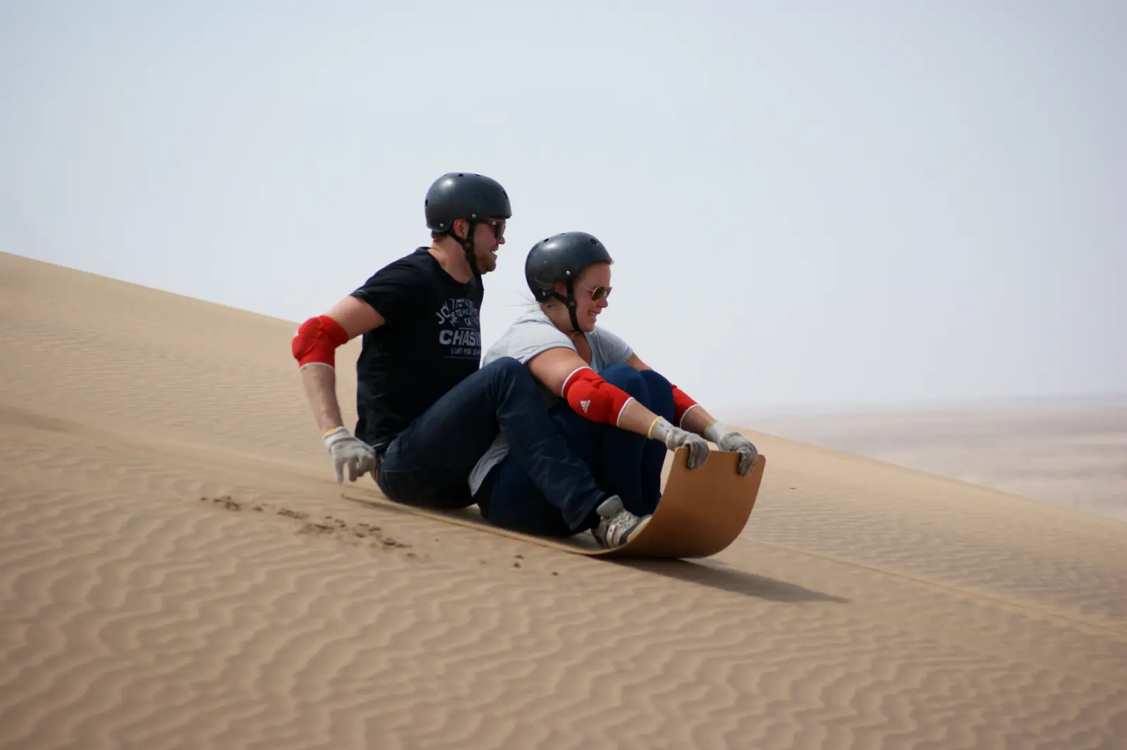 Sandboarden in Swakopmund