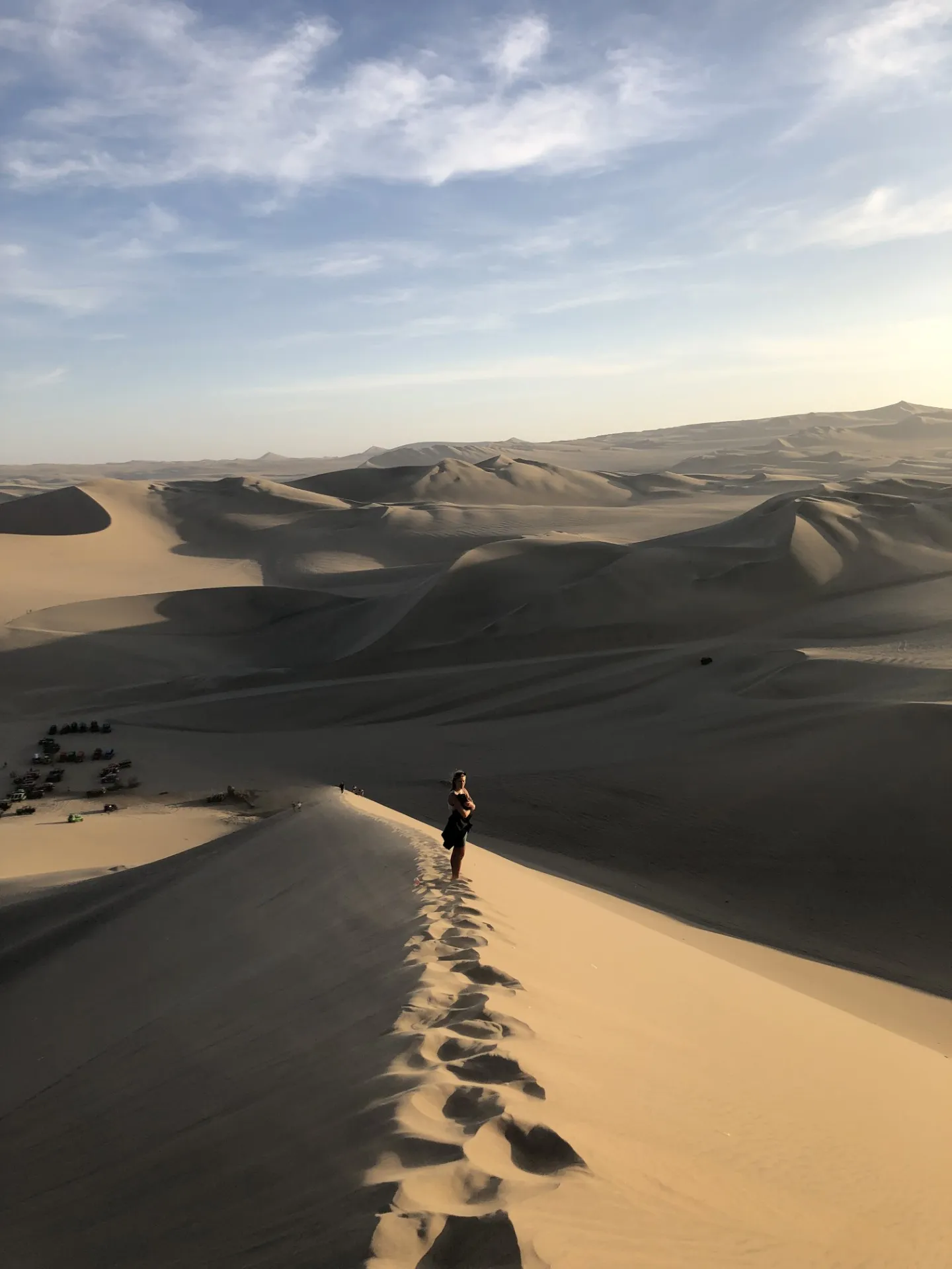 Woestijn wandeling in Huacachina Peru
