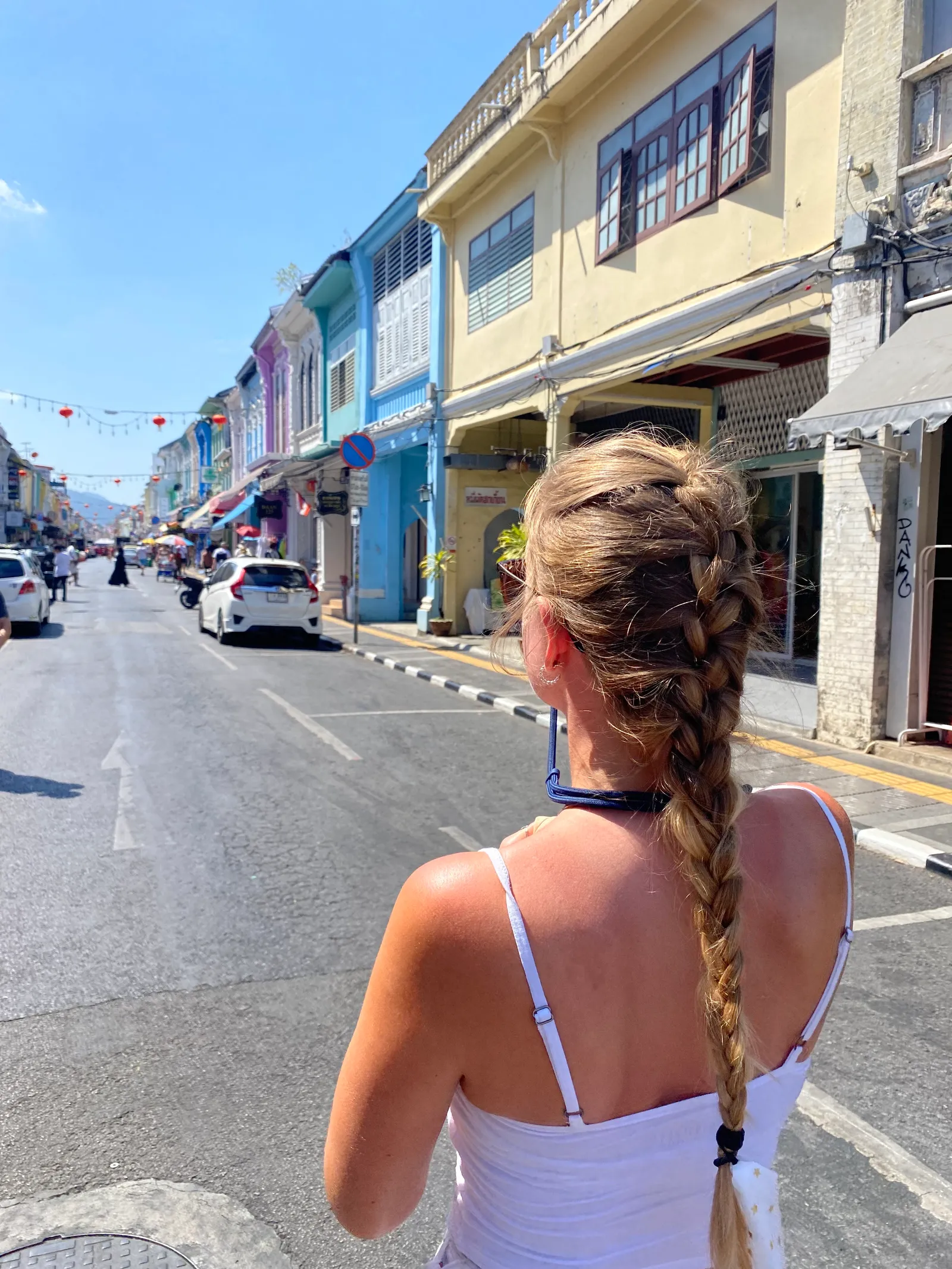 Kleurrijke straat in Phuket