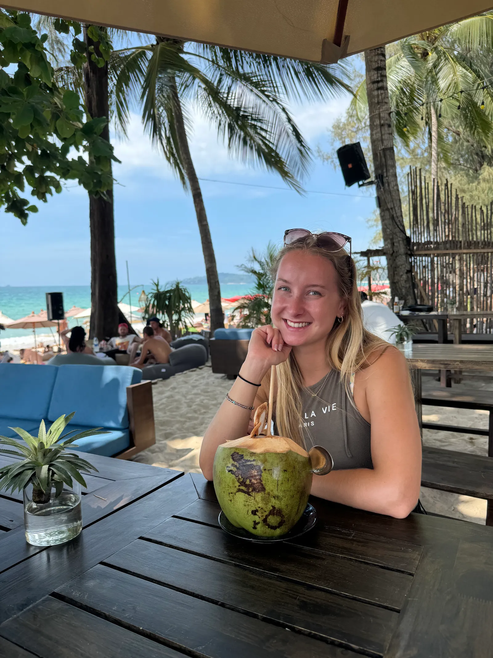 Terras op het strand in Phuket
