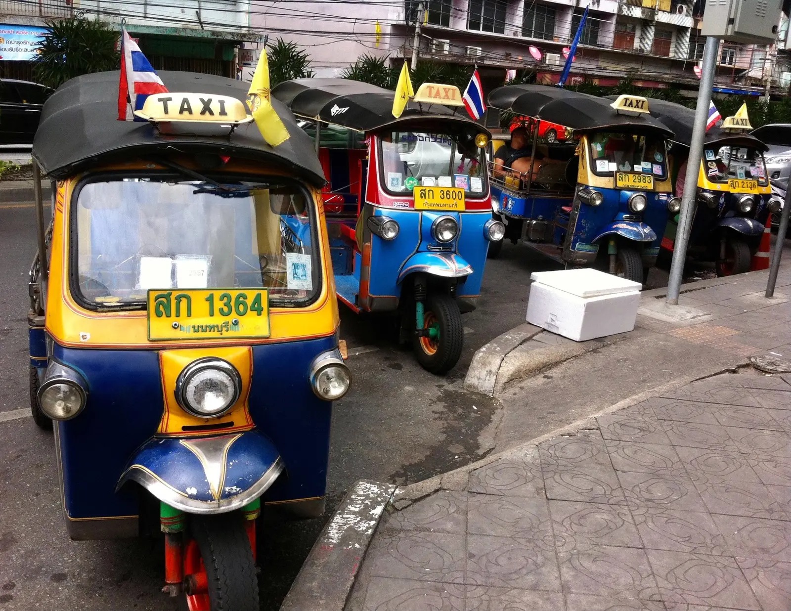 Tuktuks in Bangkok