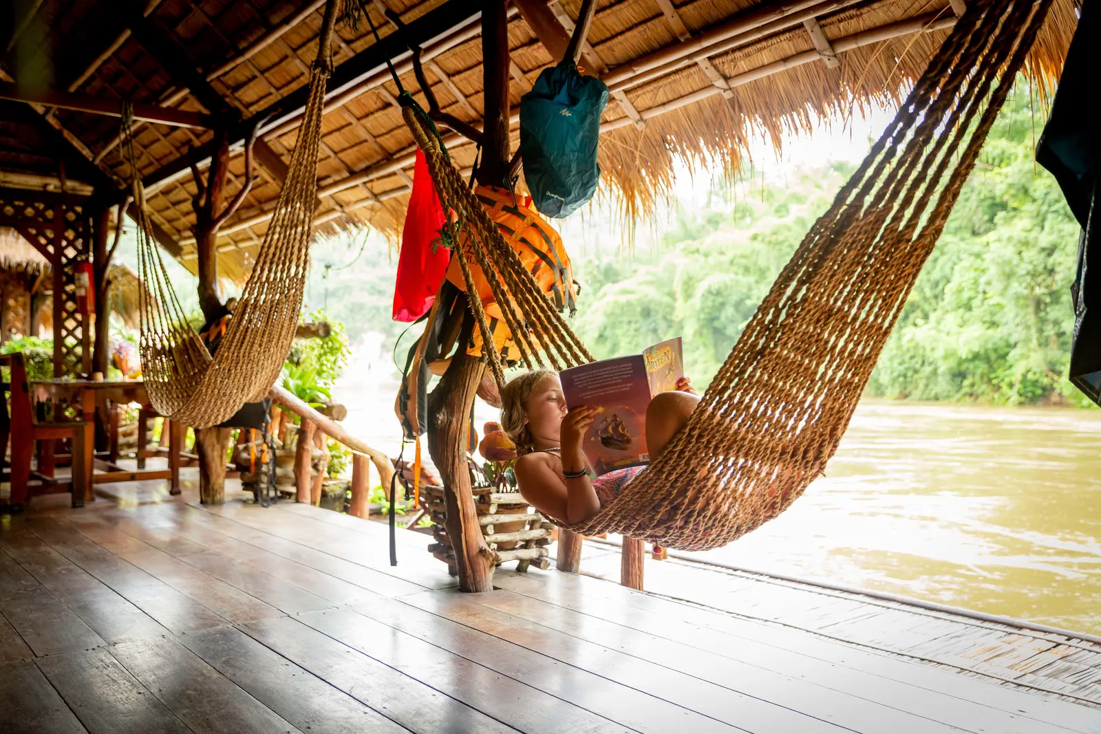 Ontspannen aan de River Kwai