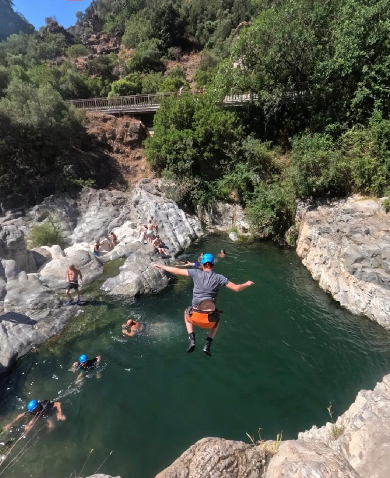 Canyoning in de omgeving van Malaga