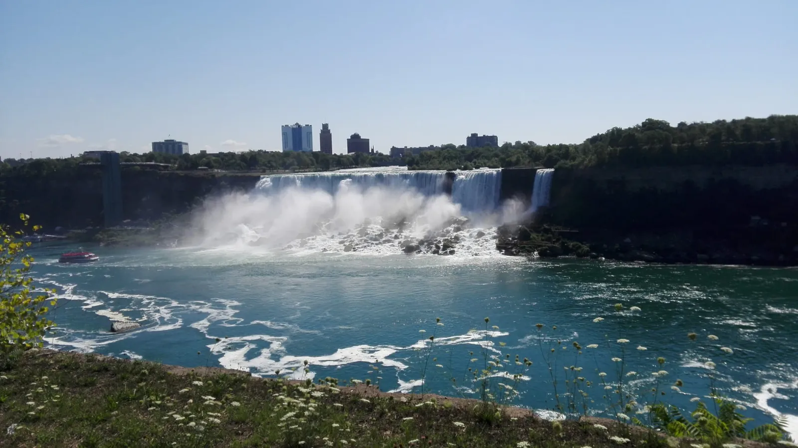 Uitzicht op Niagara Falls