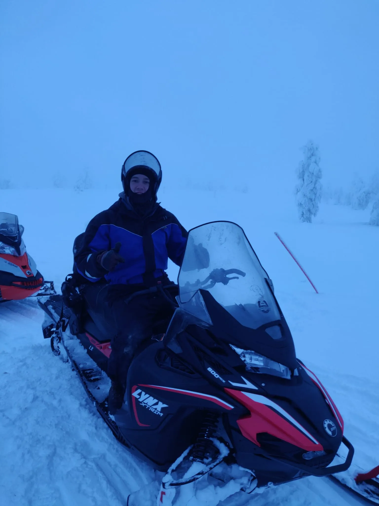 Sneeuwscootertocht in Lapland