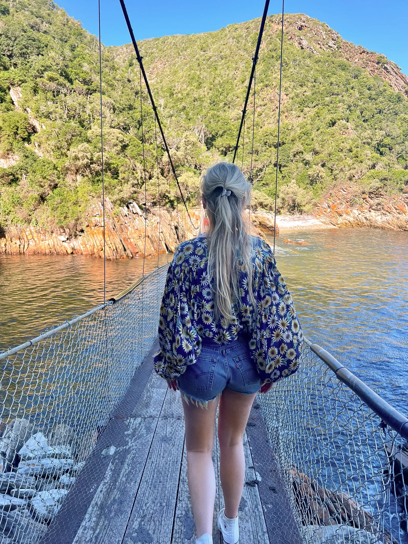 Hangbrug in Tsitsikamma