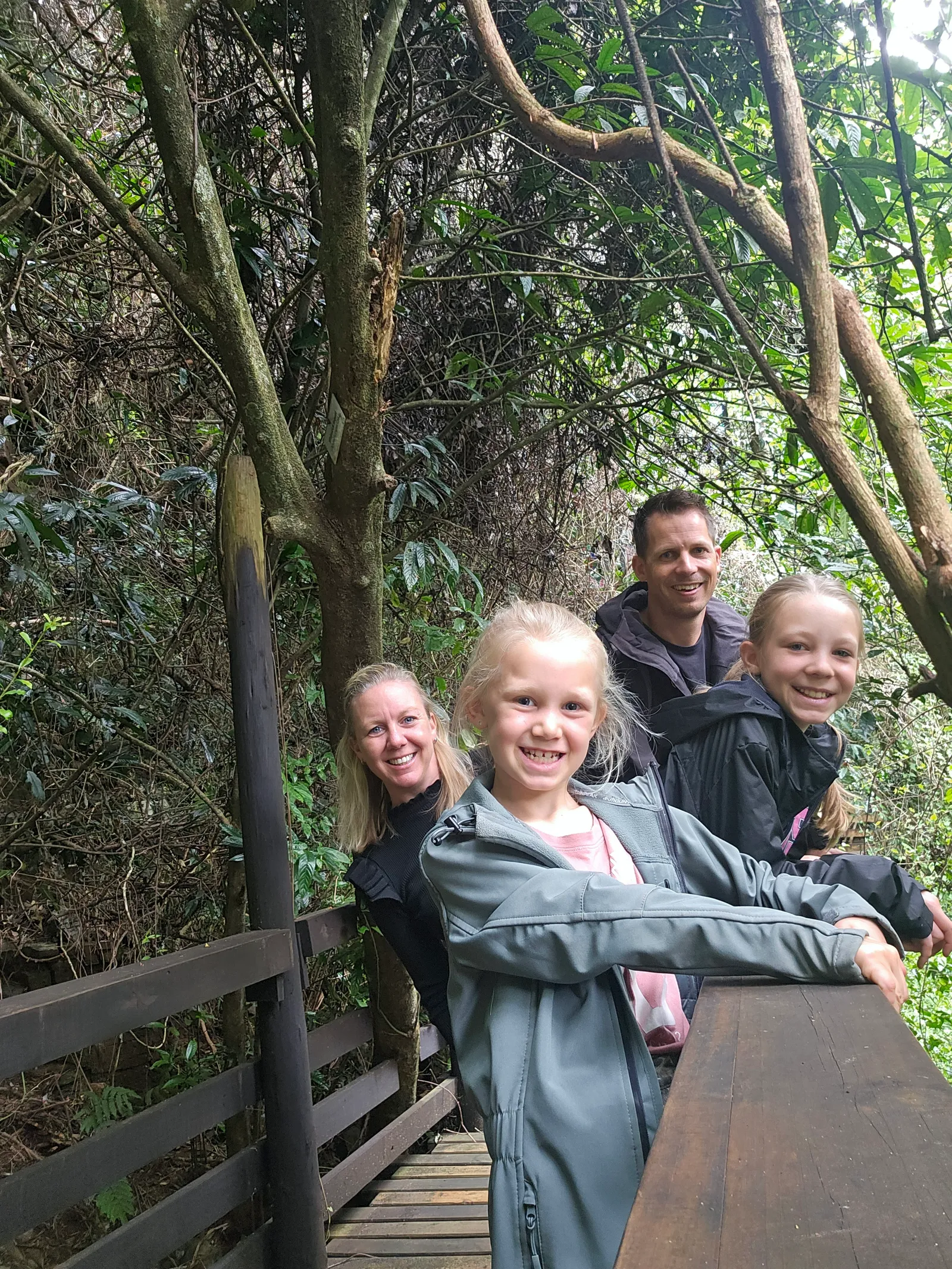 Familiefoto in Graskop, Zuid-Afrika