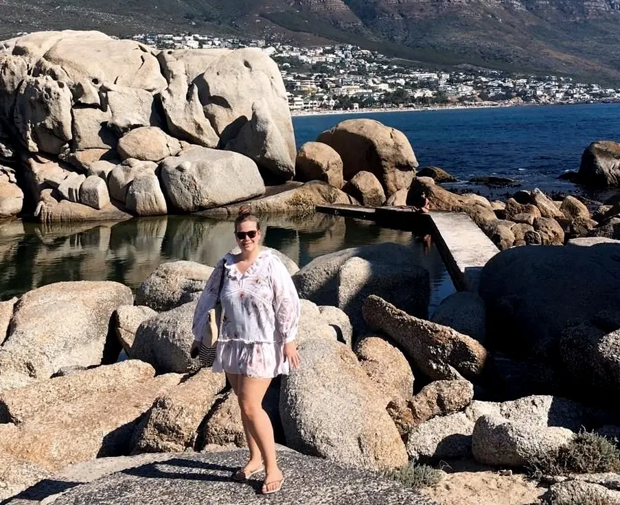 Reisspecialist Shelley bij Camps Bay in Kaapstad