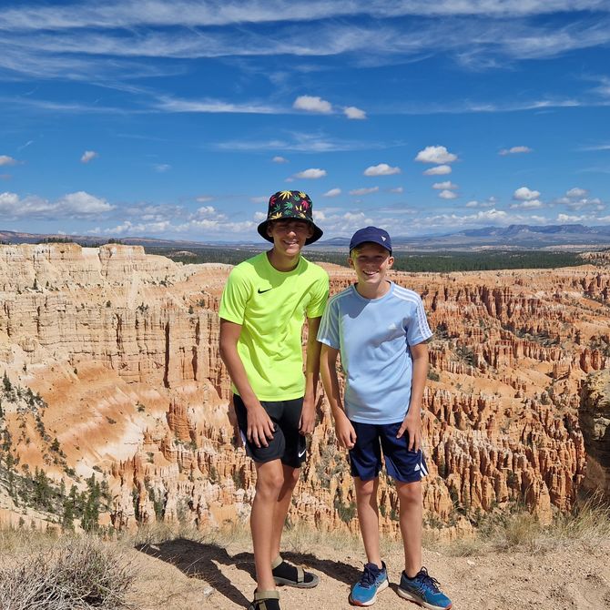 Uitzicht op Bryce Canyon