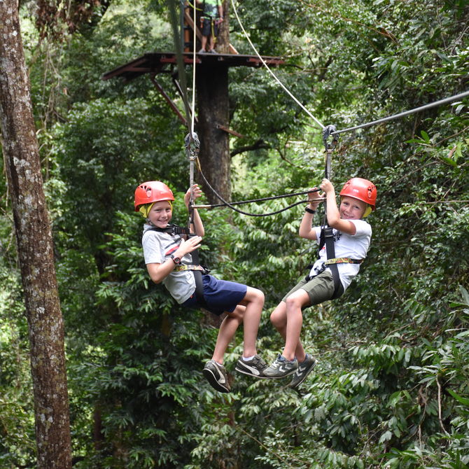 Ziplinen op Langkawi