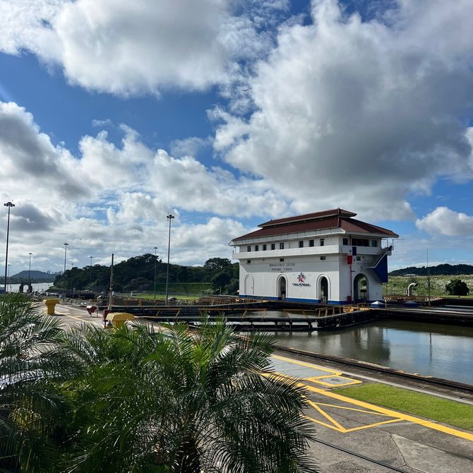 Miraflores bij het Panama Kanaal