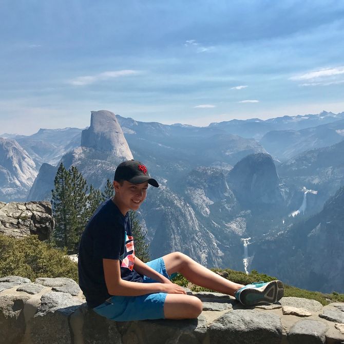 Met kids naar West-Amerika Yosemite bergen