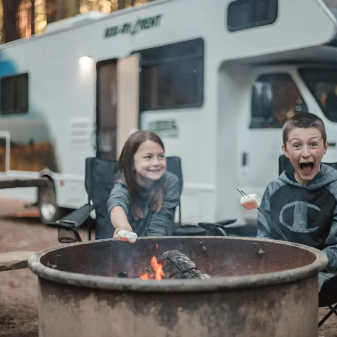 Familiereis per camper door de rockies