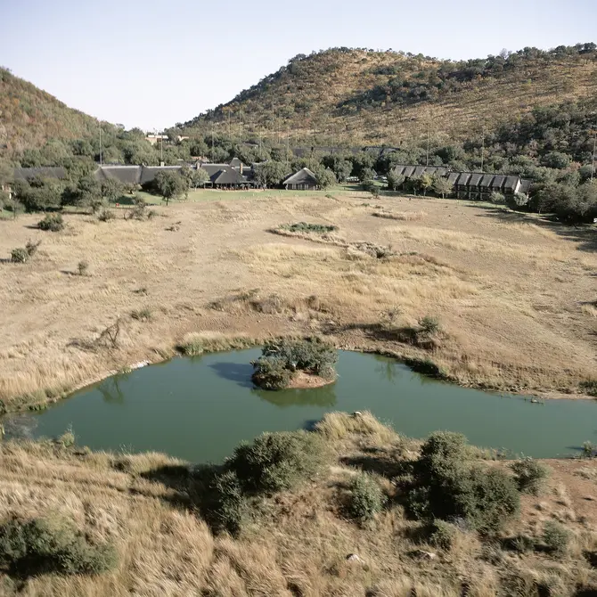 Waterhole bij Bakubung lodge