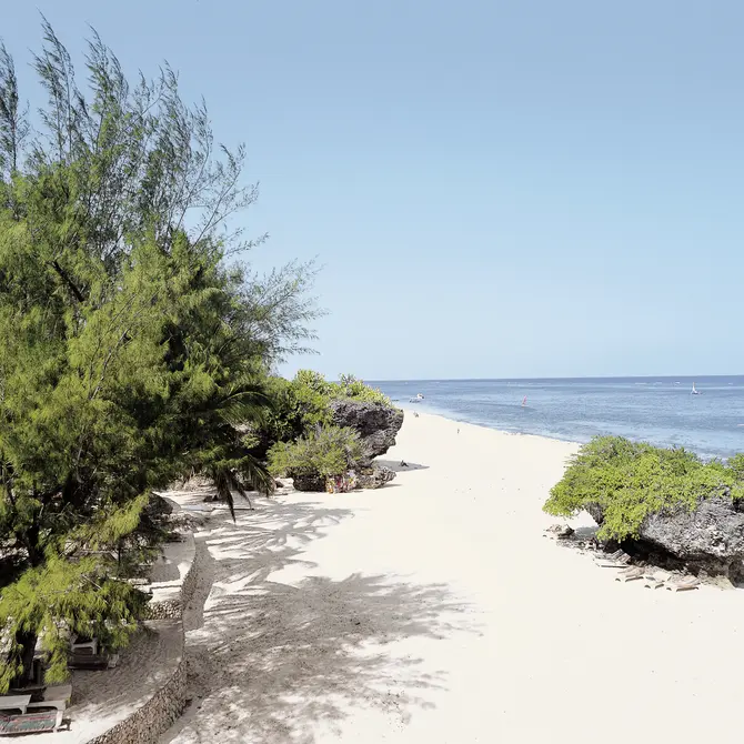 Wit strand, Mombasa