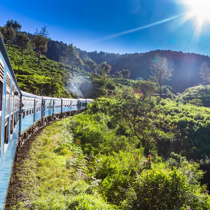 Treinrit van Ella naar Kandy