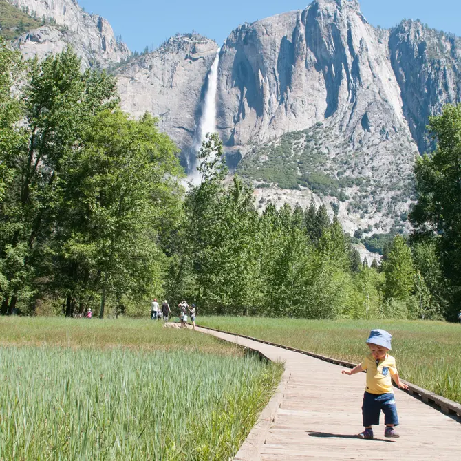 Met baby op reis in Yosemite