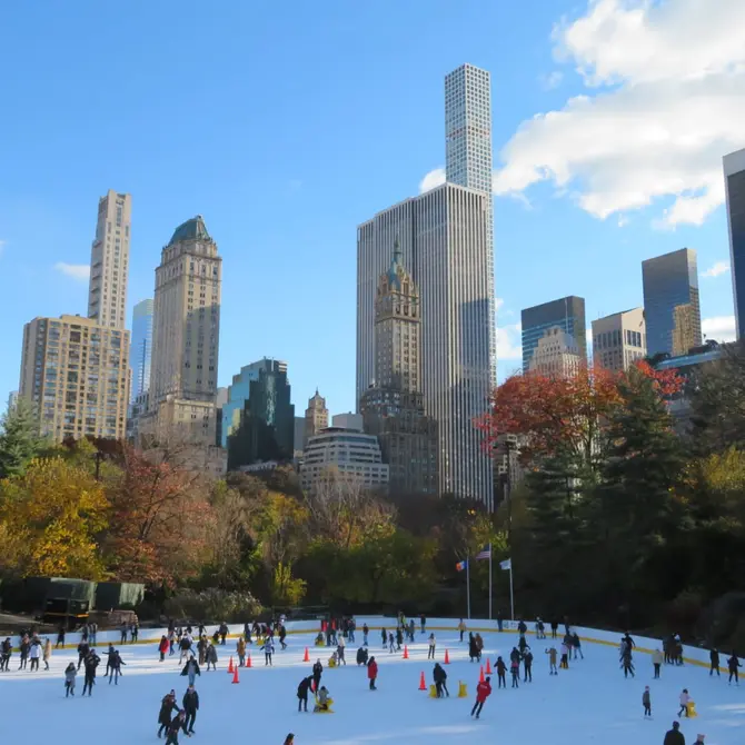 Schaatsen in Central Park