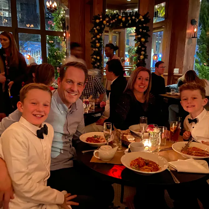Kerst vieren in New York City