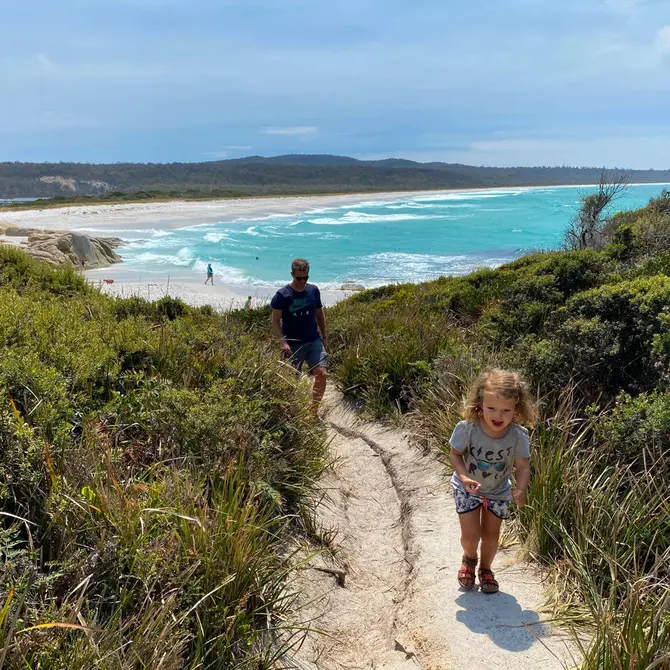 Bay of Fires in Tasmanië
