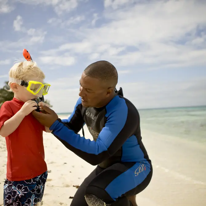 Snorkelen op Laughing Bird Caye