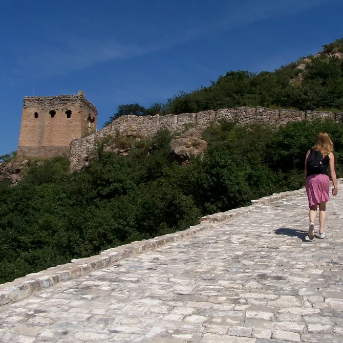 Wandelen over de Chinese Muur