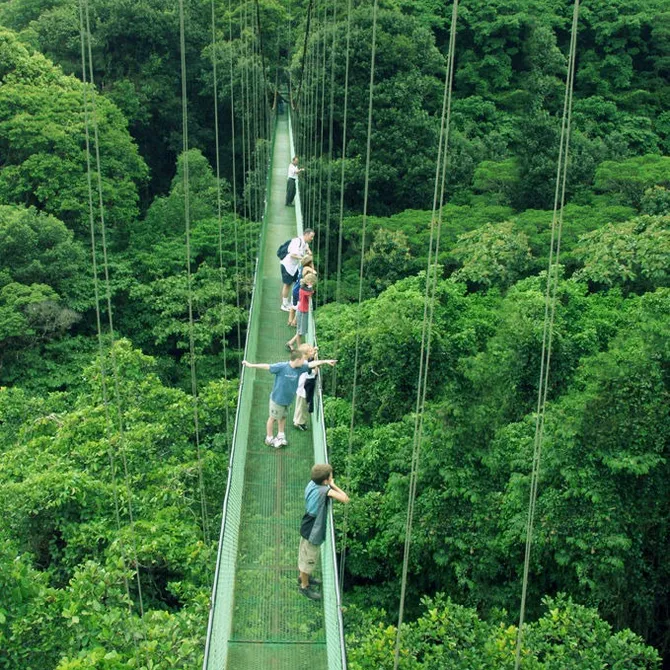 Hanging bridges bij Monteverde