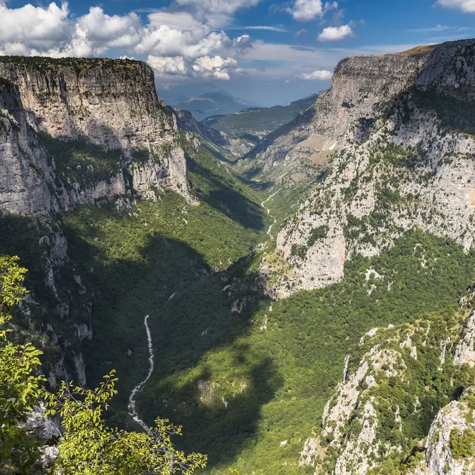 Uitzicht in de Vikoskloof
