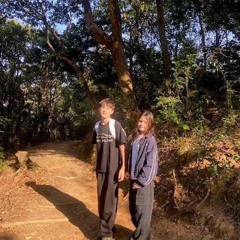 wandelen in Lion Rock Country Park, Hongkong
