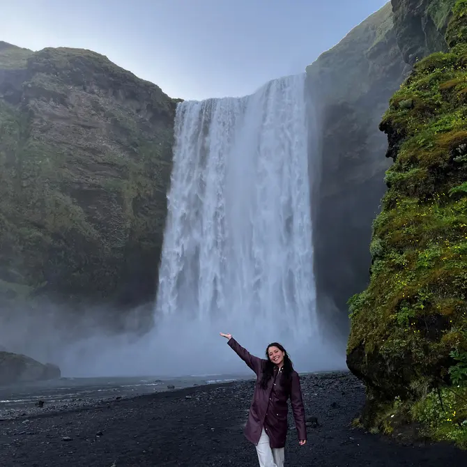 Skógafoss in IJsland