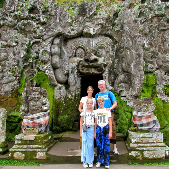 Goa Gajah tempel in Ubud