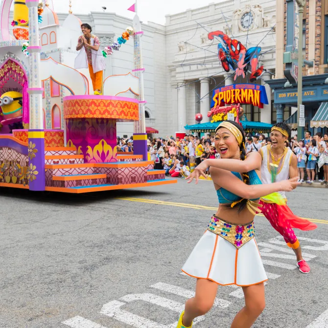Parade in Universal Studios Osaka