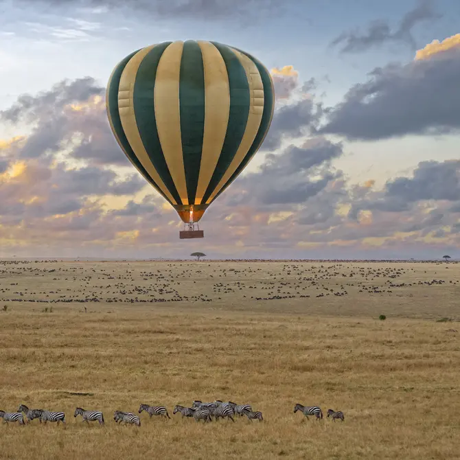 Ballonsafari, Masai Mara in Kenia