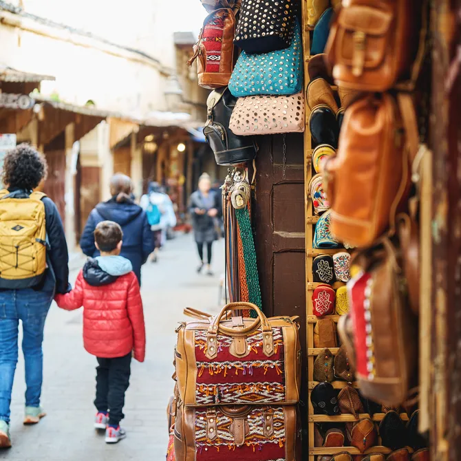 Shoppen in de souk