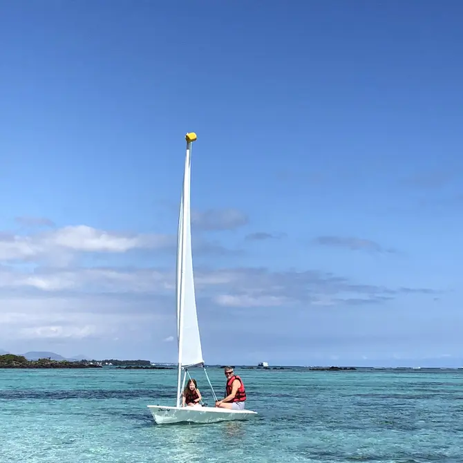 Zeilen op Mauritius