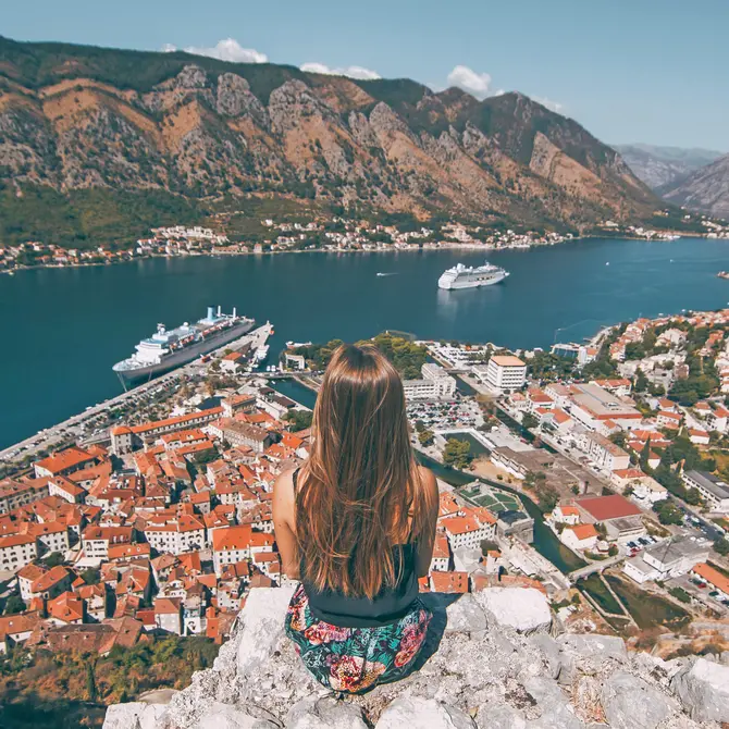 Uitzicht op Kotor
