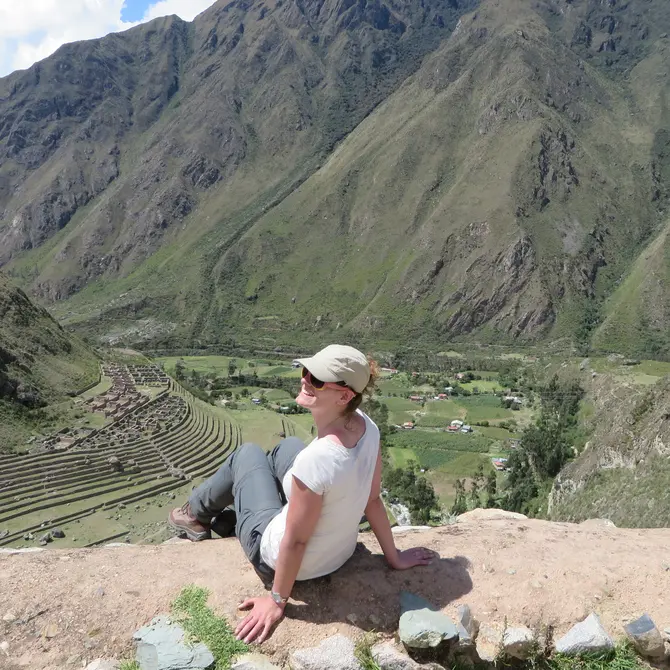 Uitzicht tijdens de Inca Trail