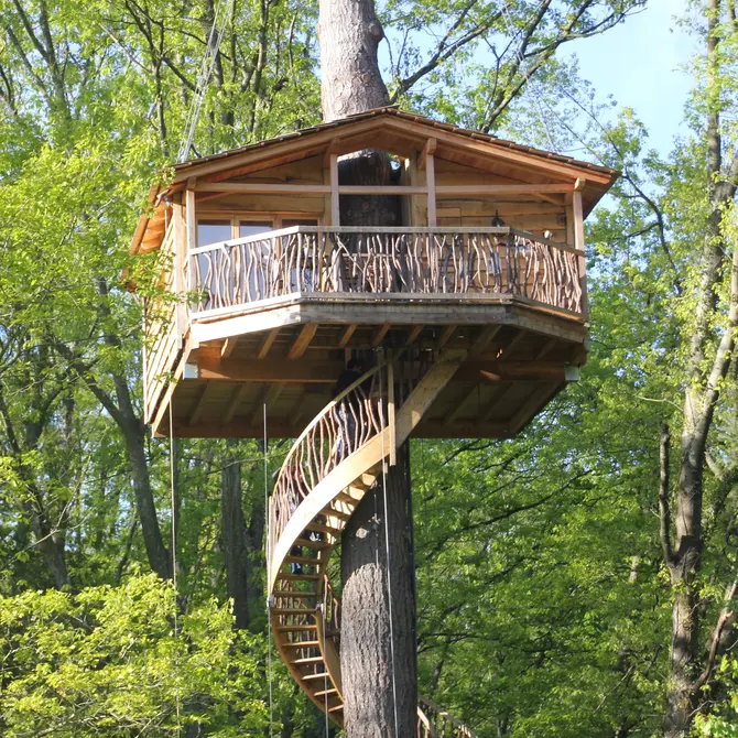 Cabañas en los arboles