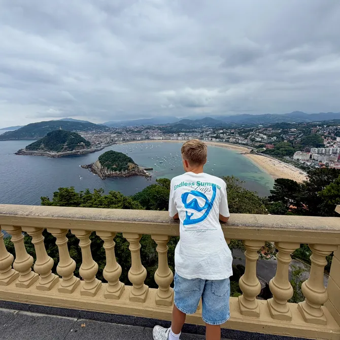 Uitzicht in Monte Igueldo San Sebastian